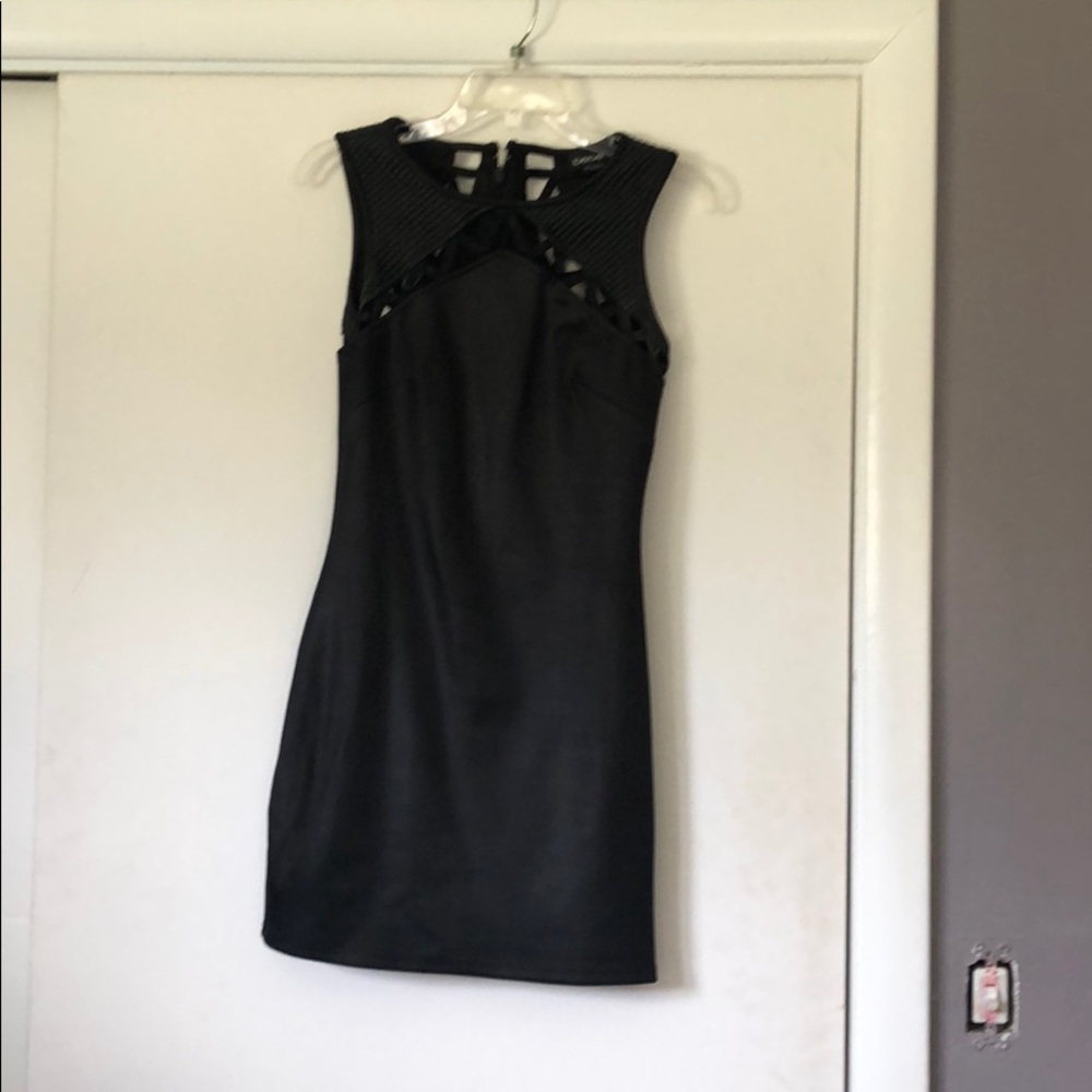 Black mini Bebe dress